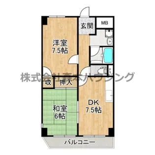 エバーグリーン【 301号室】の間取り