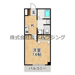 REVO門真【 302号室】の間取り