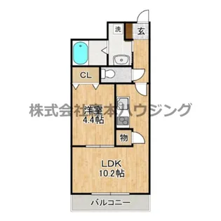 Mansion Grace【 204号室】の間取り