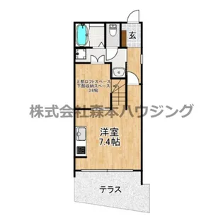 キャルムコート交野2番館【 103号室】の間取り