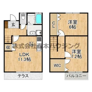 ルシアコート村野【 102号室】の間取り