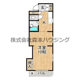 シャトー・MIYUKI【 205号室】の間取り