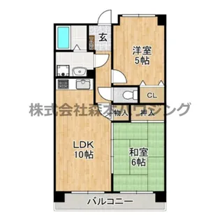 グレイシィーK・Y【 405号室】の間取り