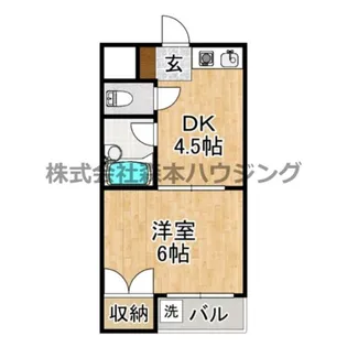 エステートTSUKUI【 203号室】の間取り