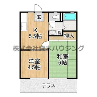 ゾンネンブルーメ【 103号室】の間取り