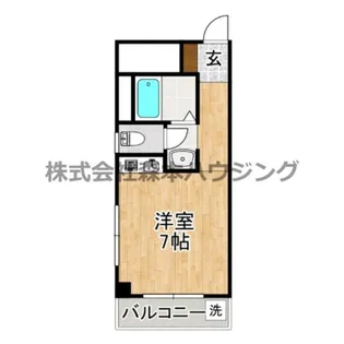 忍ヶ丘マンション【 403号室】の間取り