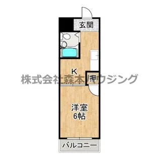 プレアール蔀屋本町【 106号室】の間取り