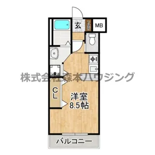 ヴィレッジヴァンガード【 302号室】の間取り
