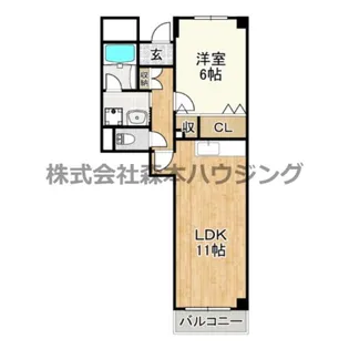 ラ・コンコルド【 403号室】の間取り