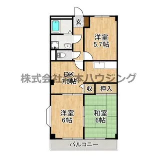 エスポワールⅡ【 102号室】の間取り