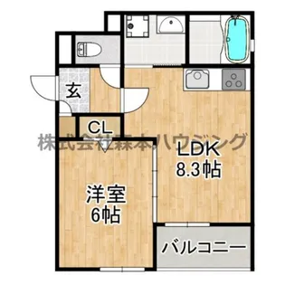 スリール萱島東【 201号室】の間取り