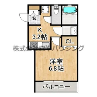 スリール萱島東【 202号室】の間取り