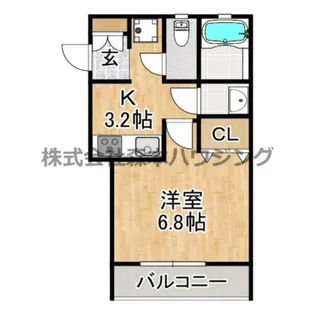 スリール萱島東【 102号室】の間取り
