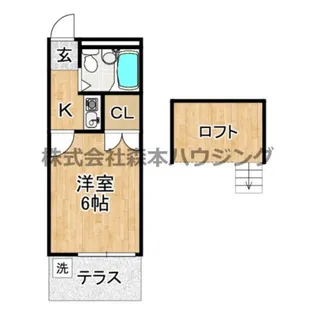 アイリス野崎【 103号室】の間取り