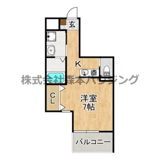 ハッピーアウル【 304号室】の間取り