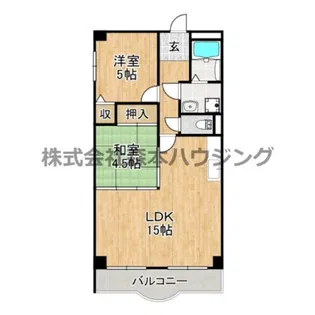 八坂一番館【 401号室】の間取り