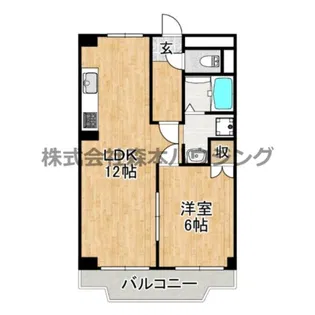 エステート野崎【 402号室】の間取り