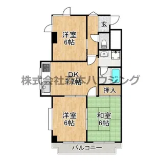 エステート野崎【 301号室】の間取り
