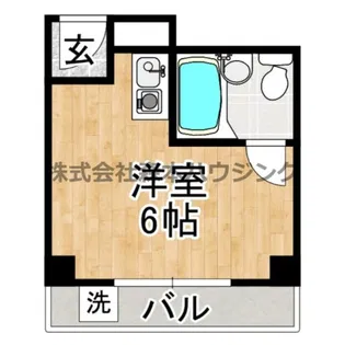 スリーフィールド【 203号室】の間取り