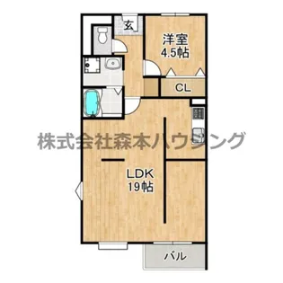 ウエストプラザ【 510号室】の間取り