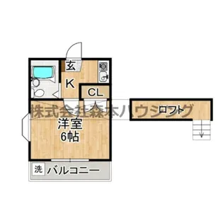 フラワーハイツ【 201号室】の間取り