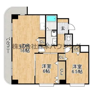 楽友コーポ3号館【 303号室】の間取り