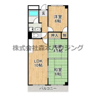 メゾンジョイ【 302号室】の間取り