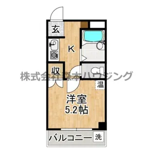GM TAISHIBASHIEKIMAE【 602号室】の間取り