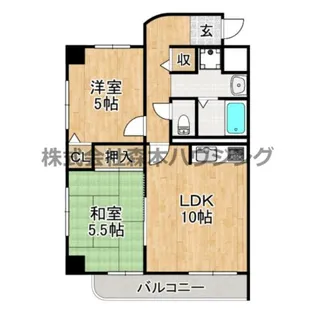 グランデージハヤミ【 303号室】の間取り