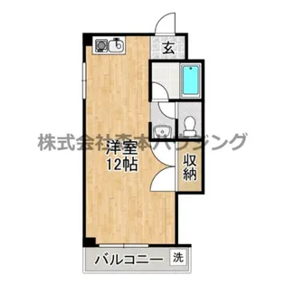 カサベルデ一柳【 301号室】の間取り