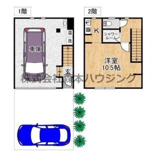 Djami la Maison【 103号室】の間取り