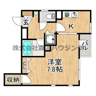 サンセール【 102号室】の間取り