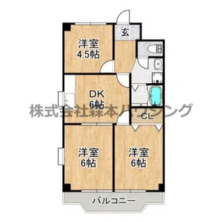 ロータスガーデン【 404号室】の間取り