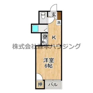 ドゥムール忍ケ丘【 103号室】の間取り