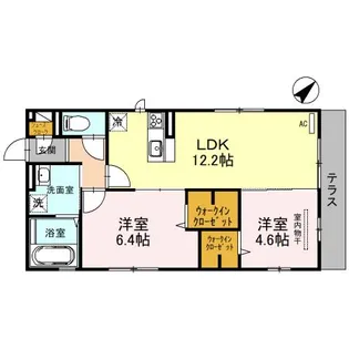 冨久庵【2階】の間取り