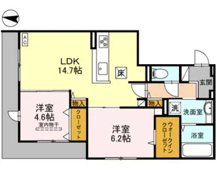 D-residence桜通り【1階】の間取り