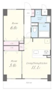 SORA.21【5階】の間取り