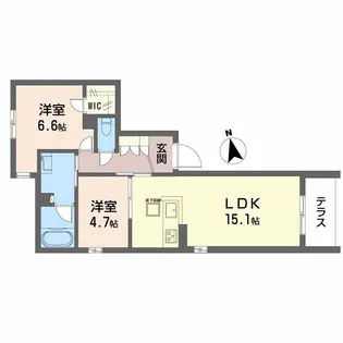 シャーメゾン ひいらぎ【1階】の間取り