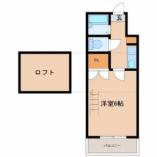 パレス吉村【207号室】の間取り