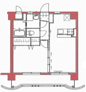 サンフォレスト柳丸【202号室】の間取り