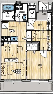 Prelude Aoba【3階】の間取り