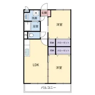 フェニックスマンションB【202号室】の間取り