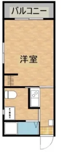 静コーポ【203号室】の間取り
