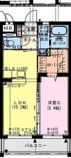 Village sitta(ビレッジ シッタ)【1階】の間取り