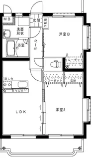 ラフィーナコート【2階】の間取り