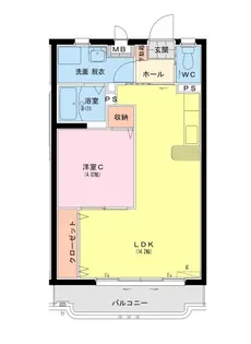 ピュアハイツ【4階】の間取り