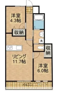 OttoⅢ【1階】の間取り