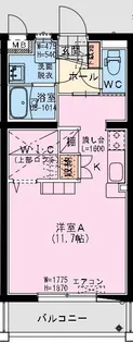 シャトレ末広【2階】の間取り