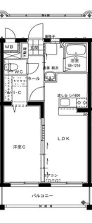 ラヴィドール【4階】の間取り