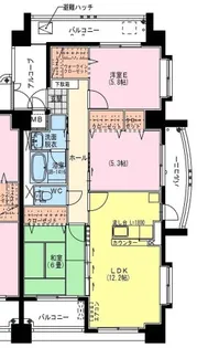 ヴェルディ【3階】の間取り